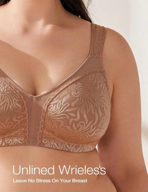 Leopard Wire-less Bra