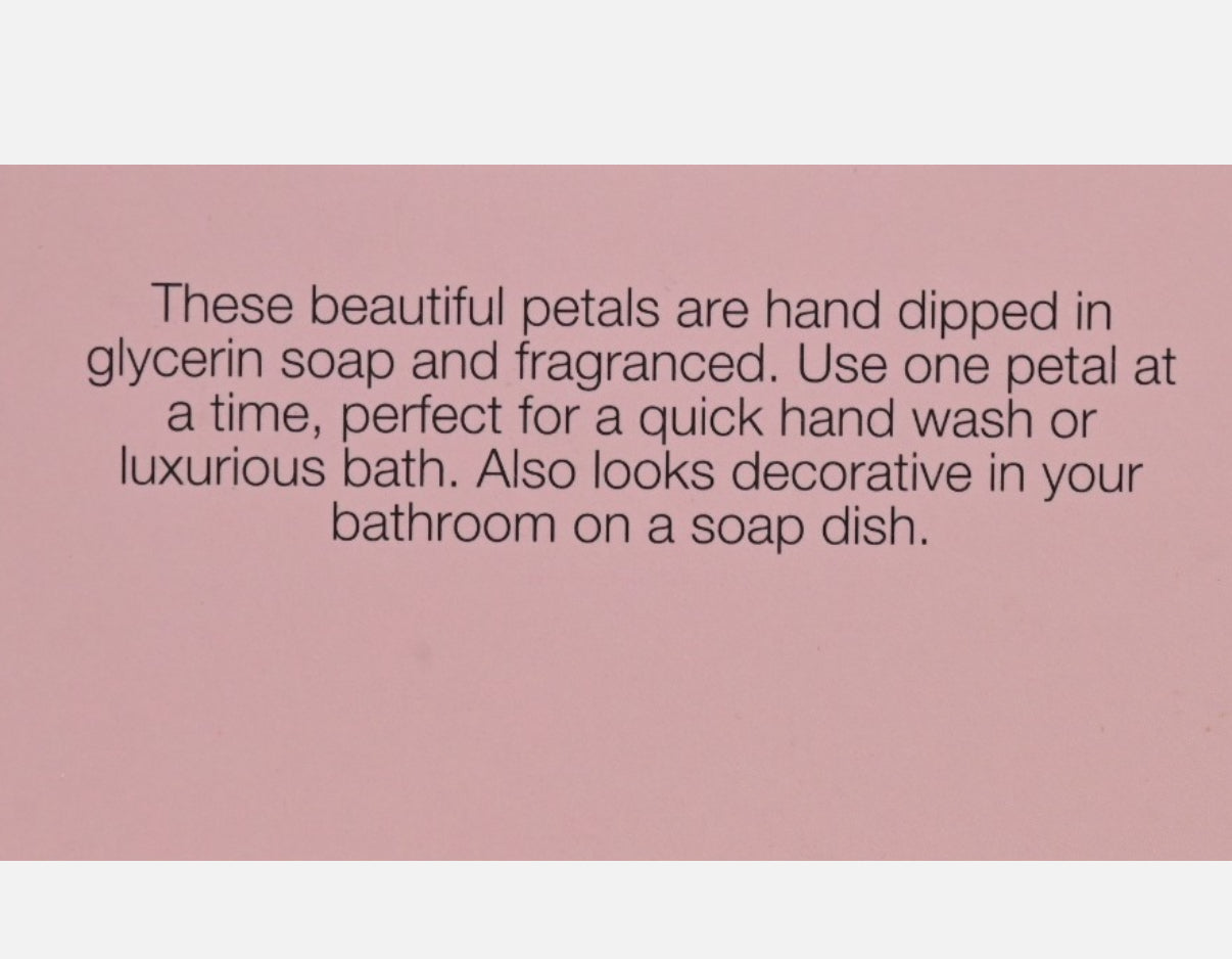 Scented Soap Petals