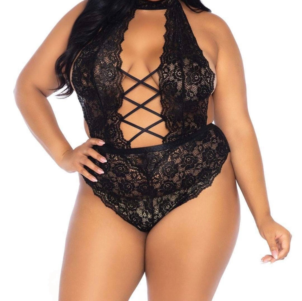 Forget The Rules Floral Lace Teddy